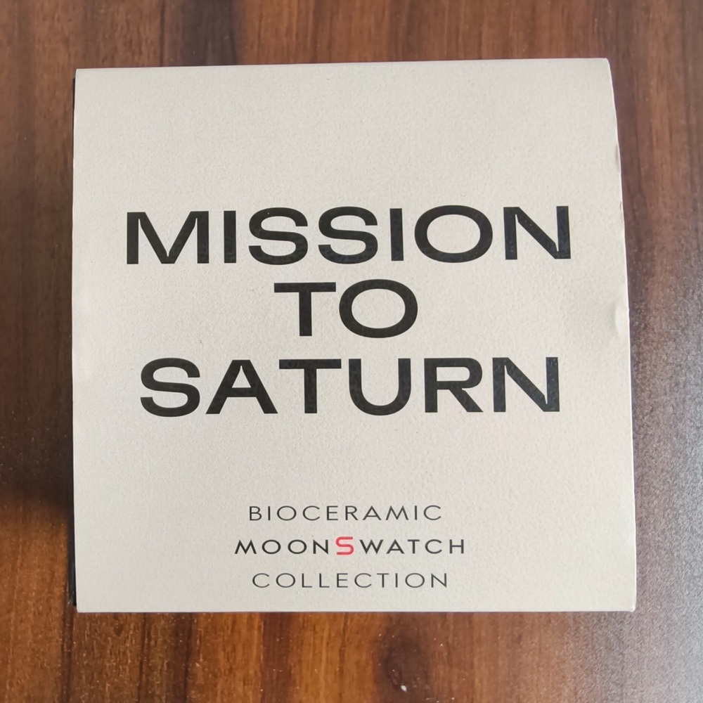 Swatch X Omega Moonswatch Mission To The Saturn Watch - Picture 5 of 5